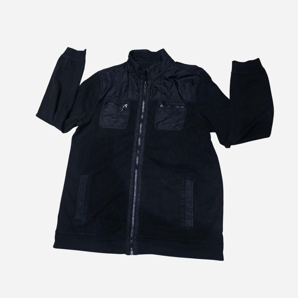 Y2K Structure Slim Fit Men's Size XL Black Jacket